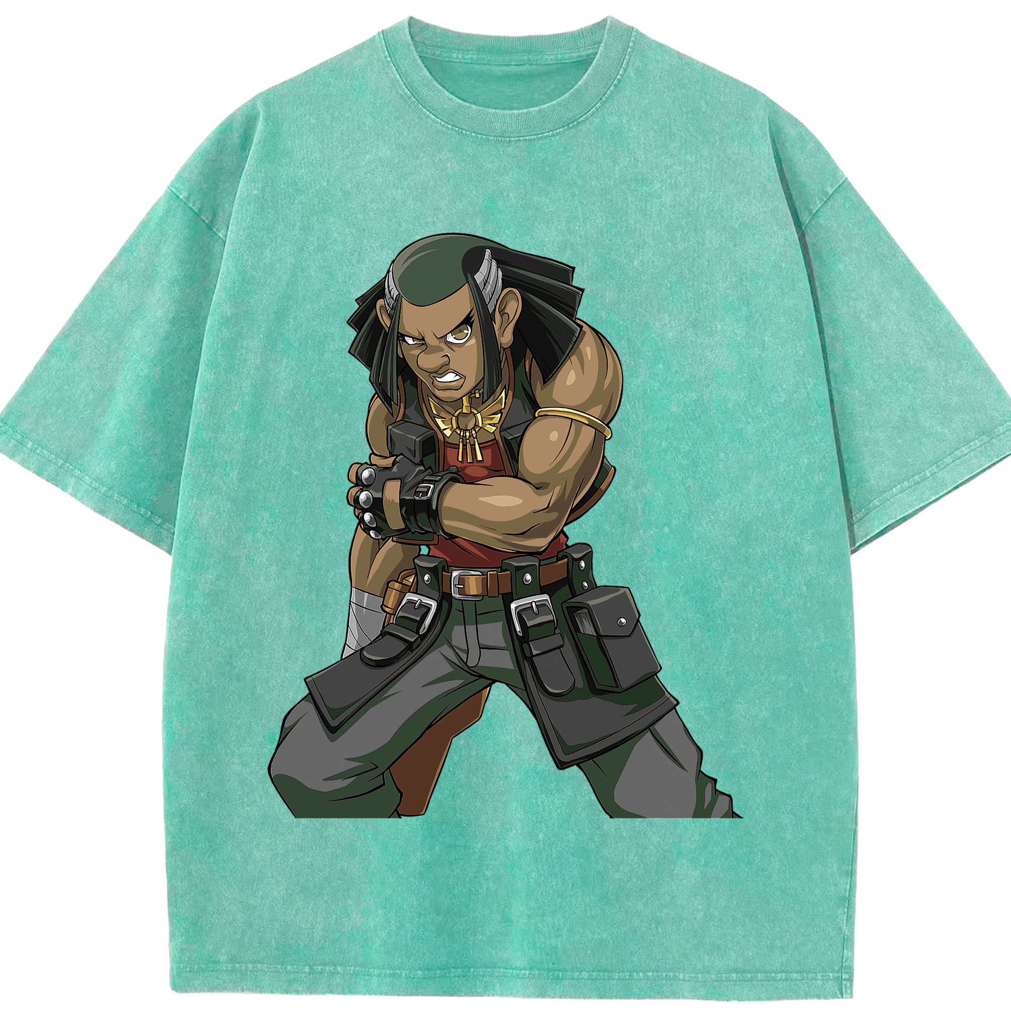 （画像用） 遊☆戯☆王 Yu-Gi-Oh! 綿100% ヴィンテージ風 半袖Tシャツ（フロントプリント）